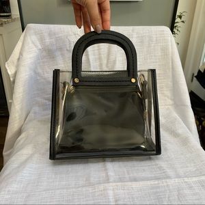 clear pvc handbag / crossbody bag